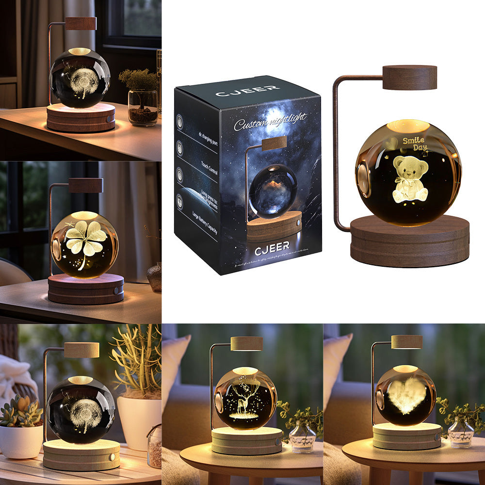 CRYSTAL BALL NIGHT LIGHT