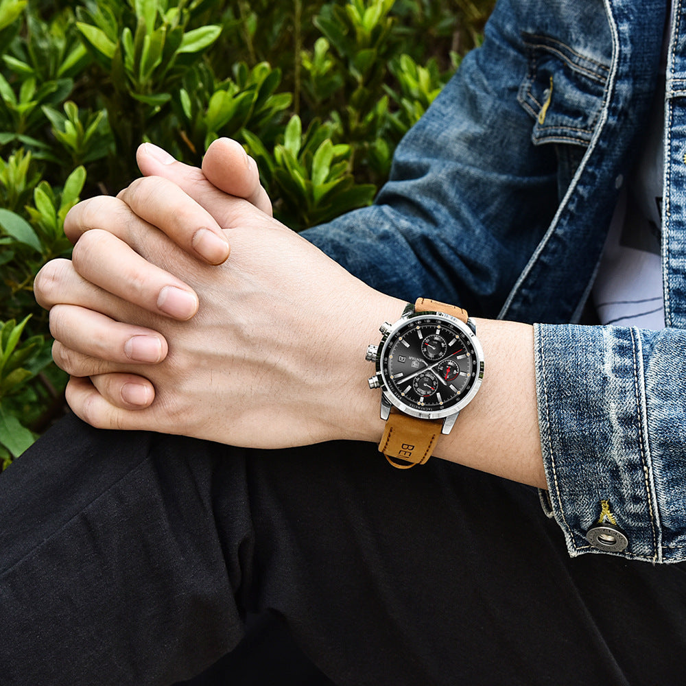 NOBLE LEATHER TIMEPIECE