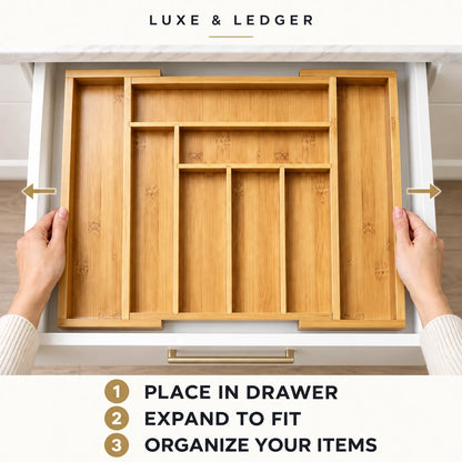 EXPANDABLE BAMBOO ORGANIZER