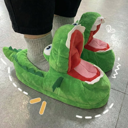 CHOMPING DINO ACTION SLIPPERS