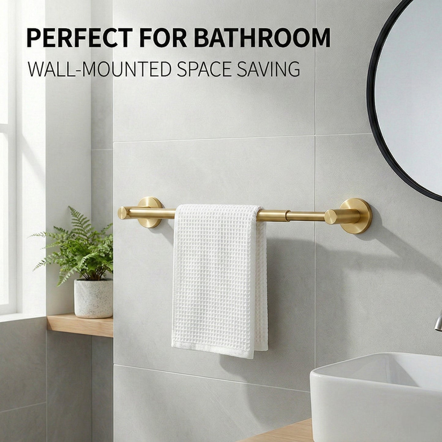 STAINLESS STEEL RETRACTABLE TOWEL RACK