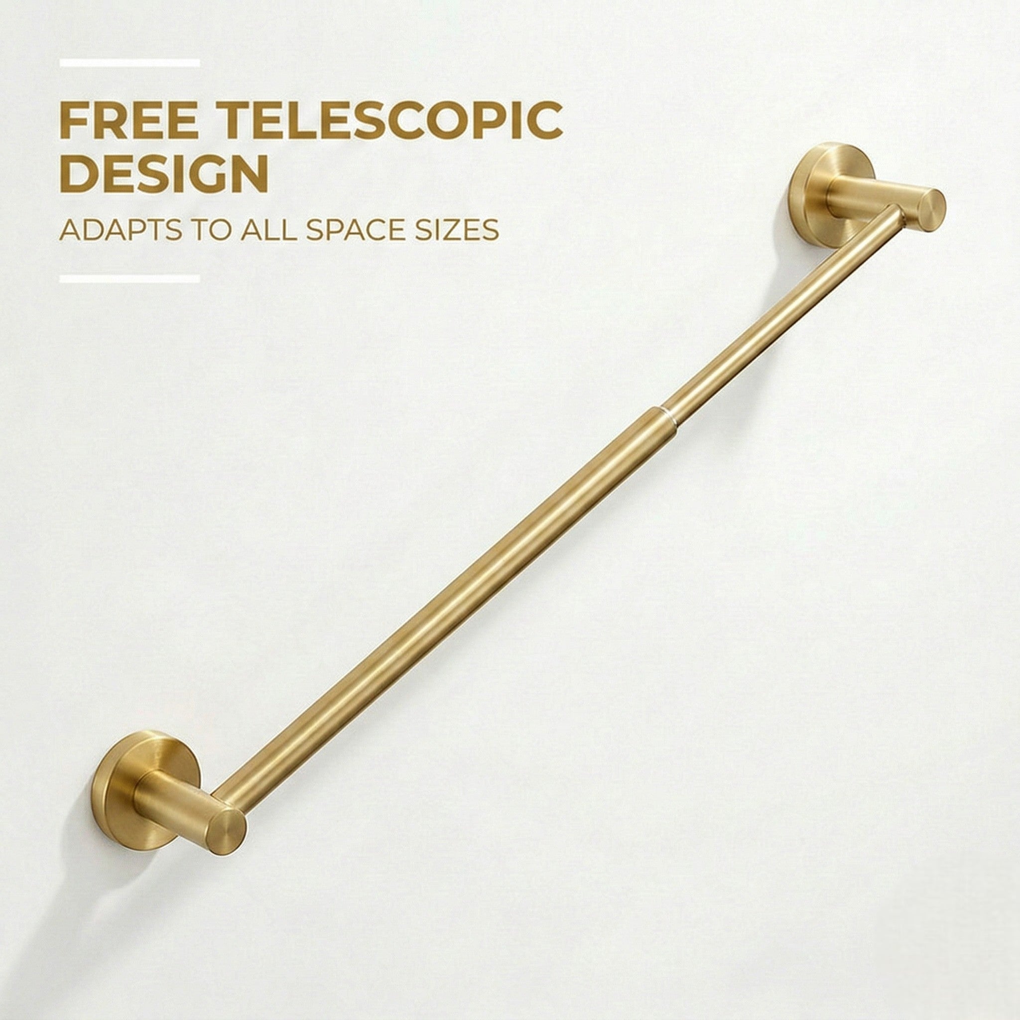STAINLESS STEEL RETRACTABLE TOWEL RACK