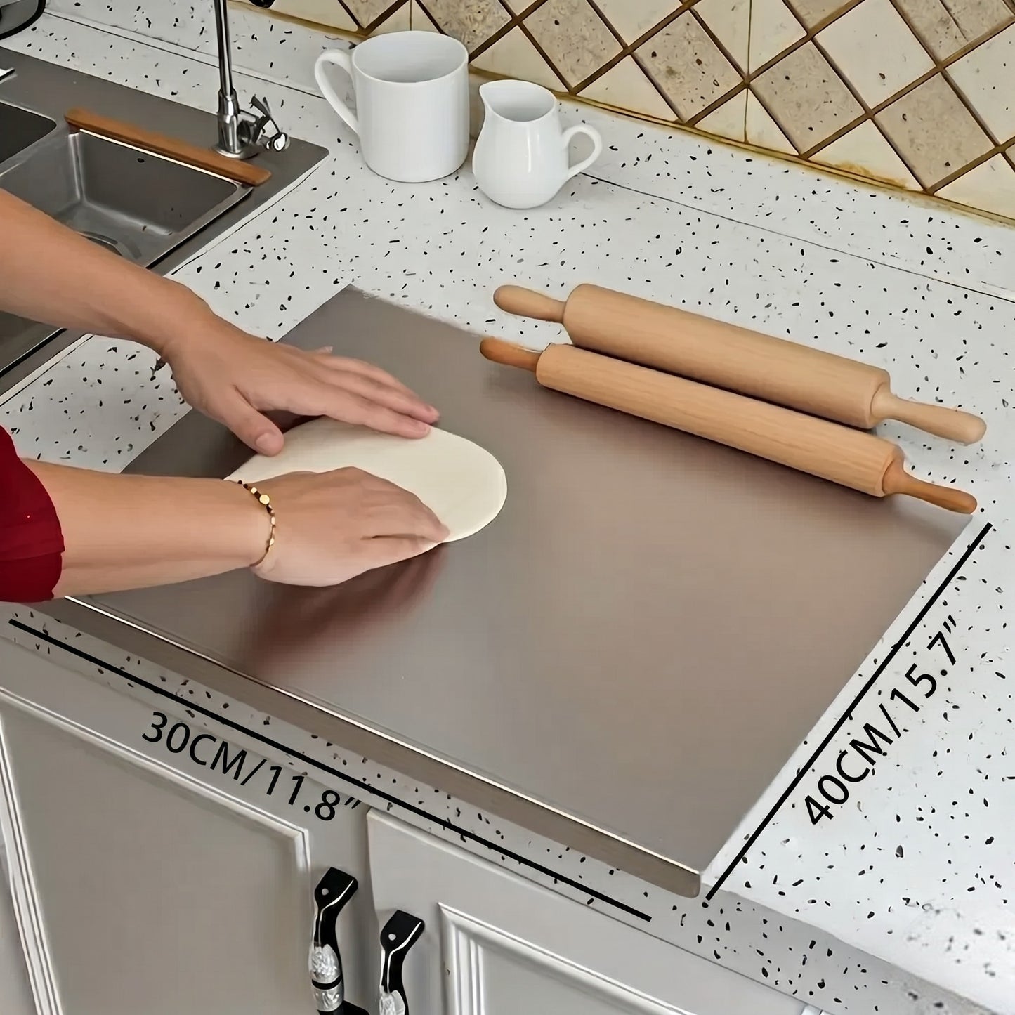 HYGIENIC STAINLESS CUTTING BOARD