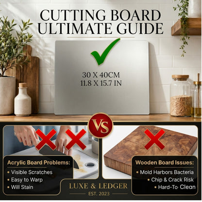 HYGIENIC STAINLESS CUTTING BOARD