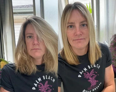 Before and after testimonial