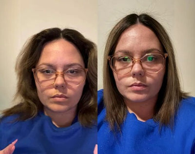 Before and after testimonial