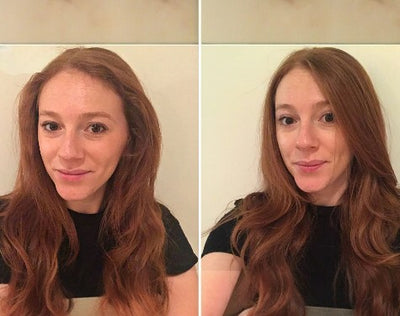 Before and after testimonial