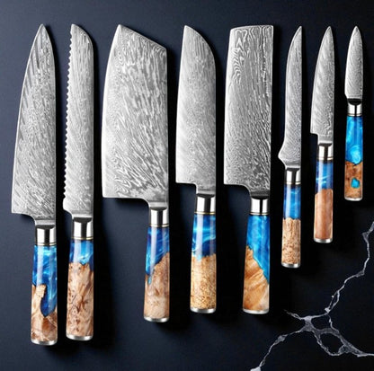 JAPANESE STEEL CHEF KNIFE SET